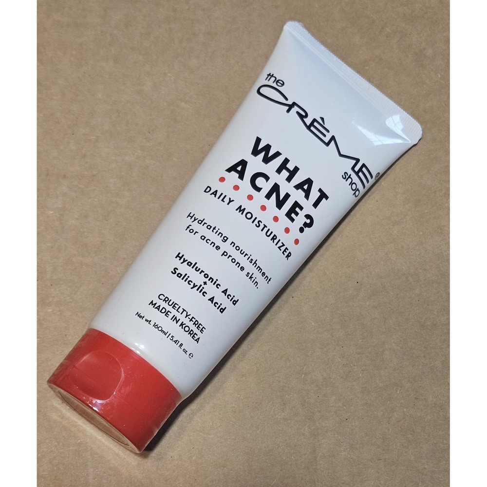 The Creme Shop What Acne Daily Moisturizer Hyaluronic Salicylic Acid 5.41oz